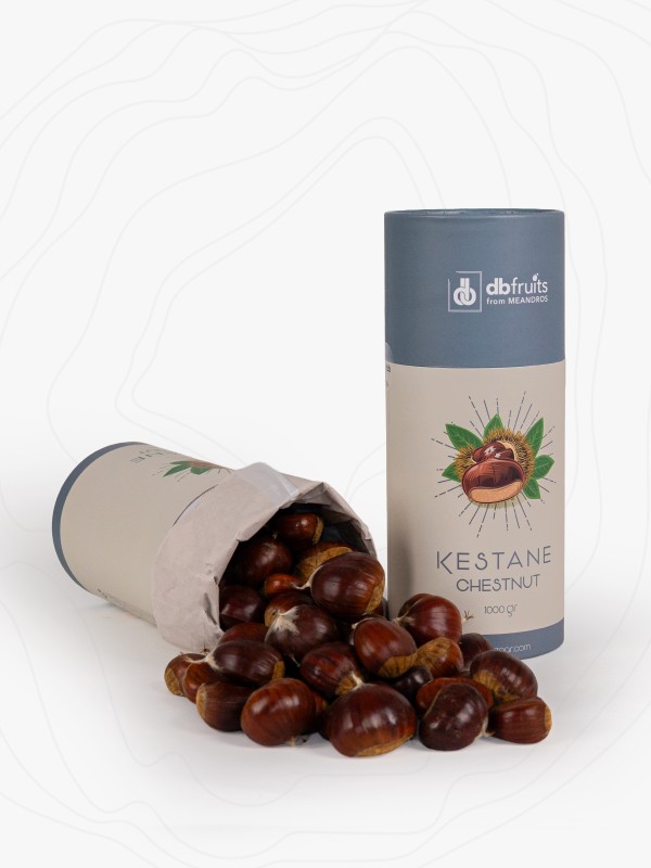 Natürel Aydın Kestanesi – 1000 Gr Silindir Kutu, XXL Jumbo Boy Kestane