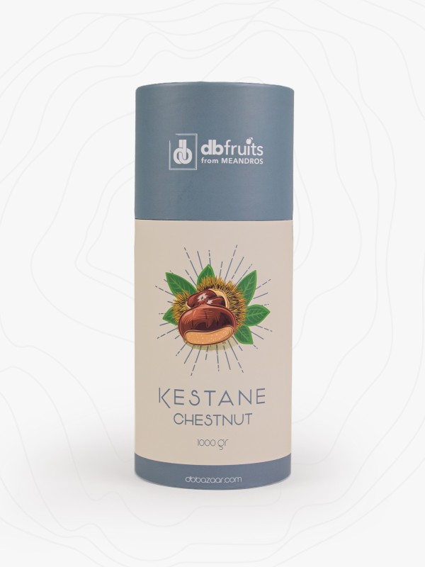 Natürel Aydın Kestanesi – 1000 Gr Silindir Kutu, XXL Jumbo Boy Kestane