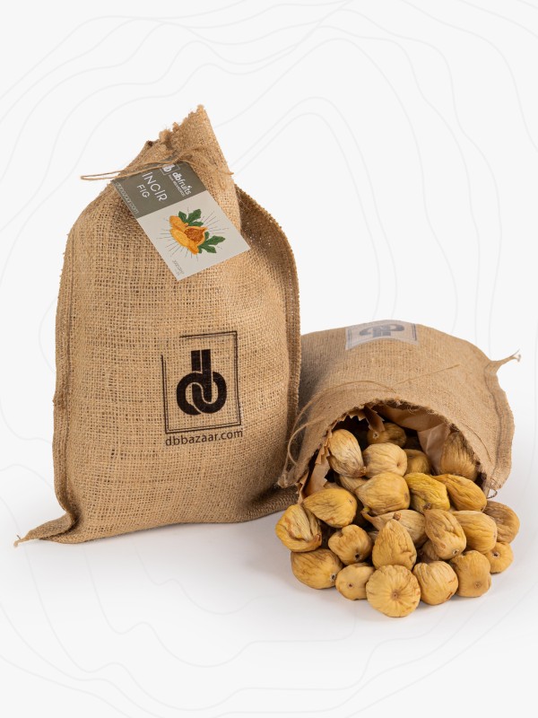 Natürel Aydın İnciri – 2000 Gr Jüt Kese, XL Büyük Boy İncir