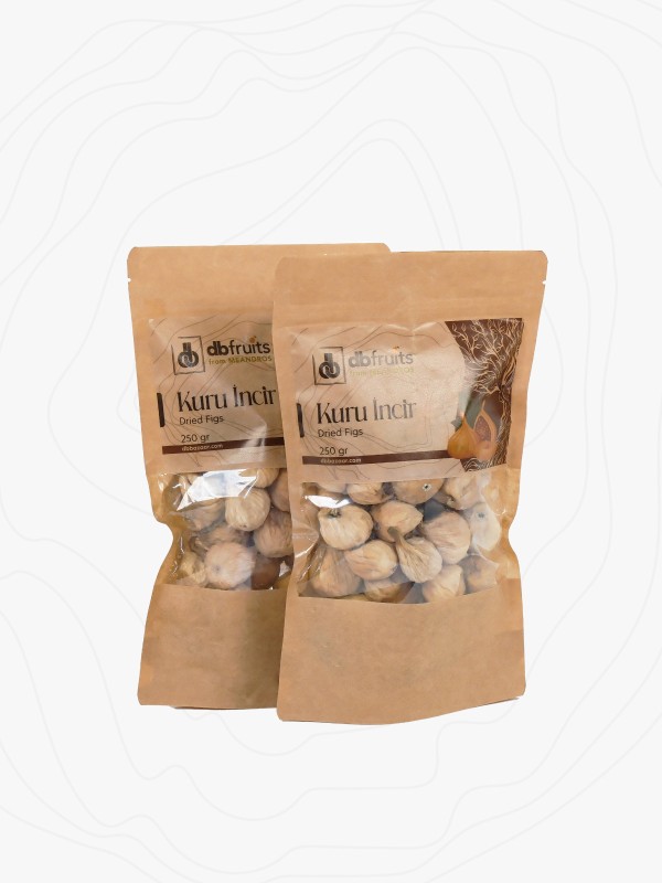 Natürel Aydın İnciri – 250 Gr Kilitli Paket 2’li Set, Küçük Boy İncir