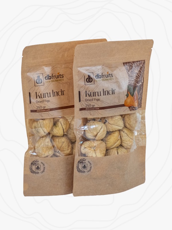 Organik Aydın İnciri – 250 Gr Kilitli Paket 2’li Set, Çatlak İncir