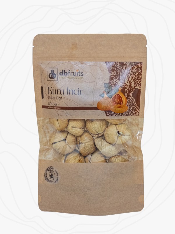Organik Aydın İnciri – 500 Gr Kilitli Paket, Çatlak İncir