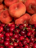 Yassı Şeftali - Kiraz (2 KG + 2 KG)