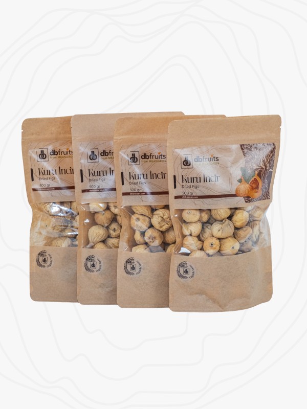 Organik Aydın İnciri – 500 Gr Kilitli Paket 4’lü Set, Küçük Boy İncir