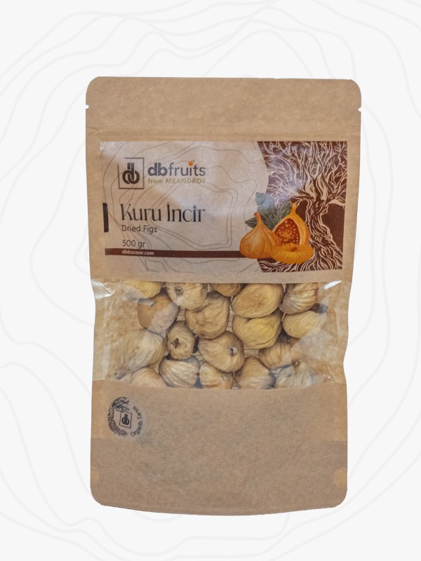 Organik Aydın İnciri – 500 Gr Kilitli Paket, Küçük Boy İncir