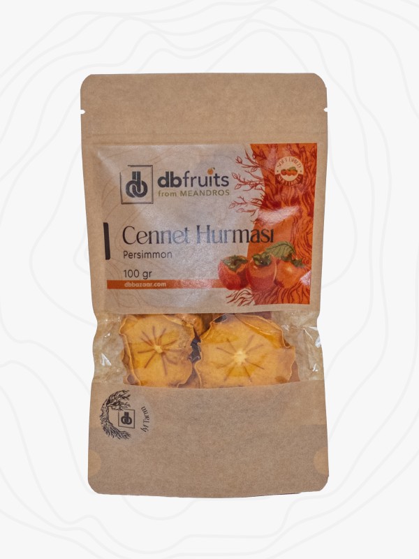 Cennet Hurması Kurusu – 100 Gr Kilitli Paket 5’li Set, Hafif Kurutulmuş