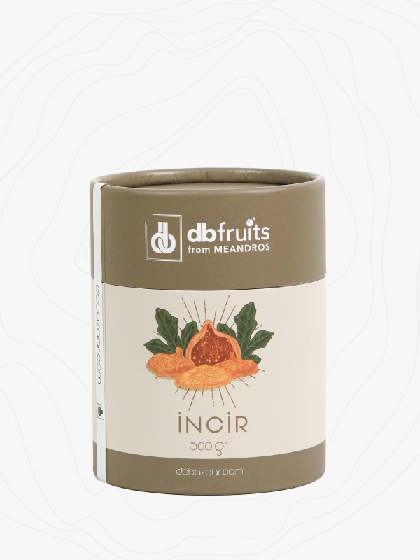 Organik Aydın İnciri – 500 Gr Silindir Kutu