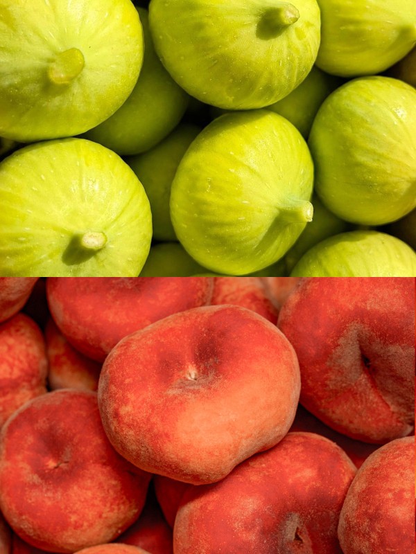 Natürel Aydın İnciri - Yassı Şeftali (~1,7 KG + 2 KG)